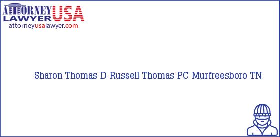 Telephone, Address and other contact data of Sharon Thomas, Murfreesboro, TN, USA