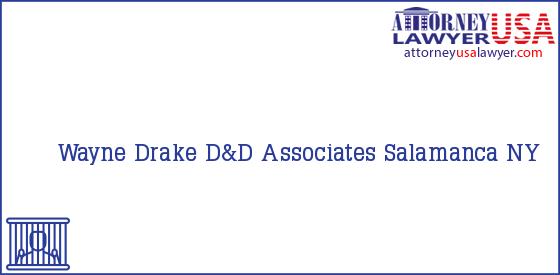 Telephone, Address and other contact data of Wayne Drake, Salamanca, NY, USA