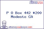  P O Box 442 #200 Modesto CA