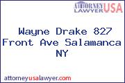 Wayne Drake 827 Front Ave Salamanca NY