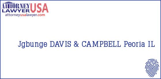 Telephone, Address and other contact data of Jgbunge, Peoria, IL, USA