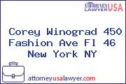 Corey Winograd 450 Fashion Ave Fl 46 New York NY