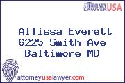 Allissa Everett 6225 Smith Ave Baltimore MD