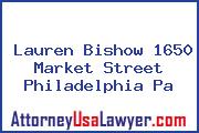 Lauren Bishow 1650 Market Street Philadelphia Pa