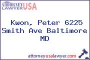 Kwon, Peter 6225 Smith Ave Baltimore MD