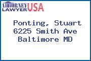 Ponting, Stuart 6225 Smith Ave Baltimore MD