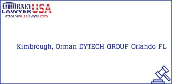 Telephone, Address and other contact data of Kimbrough, Orman, Orlando, FL, USA