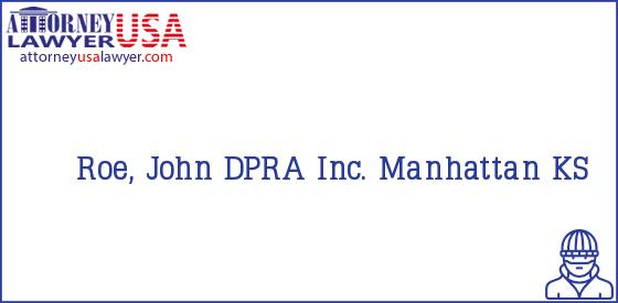 Telephone, Address and other contact data of Roe, John, Manhattan, KS, USA