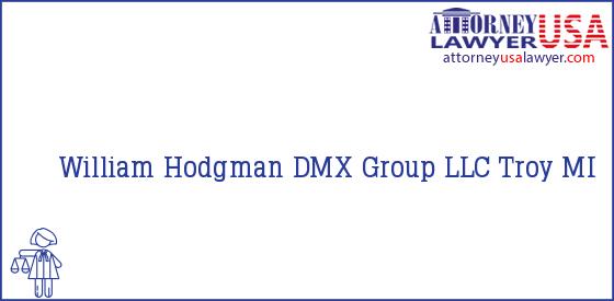 Telephone, Address and other contact data of William Hodgman, Troy, MI, USA