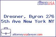 Dresner, Byron 276 5th Ave New York NY