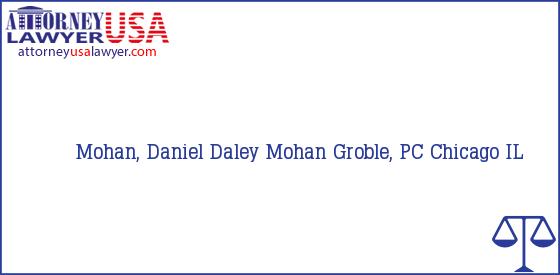 Telephone, Address and other contact data of Mohan, Daniel, Chicago, IL, USA