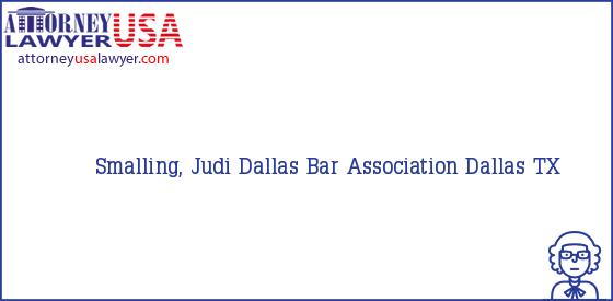 Telephone, Address and other contact data of Smalling, Judi, Dallas, TX, USA