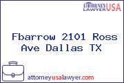 Fbarrow 2101 Ross Ave Dallas TX