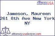 Jameson, Maureen 261 8th Ave New York NY