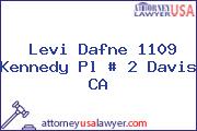 Levi Dafne 1109 Kennedy Pl # 2 Davis CA