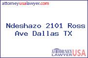 Ndeshazo 2101 Ross Ave Dallas TX