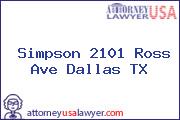 Simpson 2101 Ross Ave Dallas TX