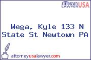 Wega, Kyle 133 N State St Newtown PA