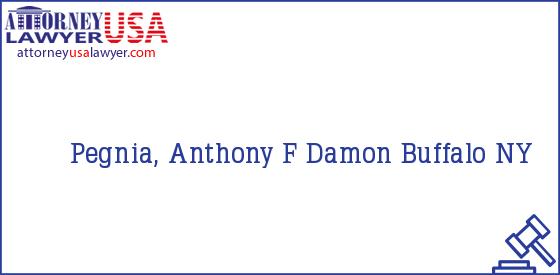 Telephone, Address and other contact data of Pegnia, Anthony F, Buffalo, NY, USA