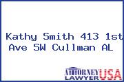 Kathy Smith 413 1st Ave SW Cullman AL