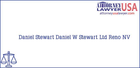 Telephone, Address and other contact data of Daniel Stewart, Reno, NV, USA