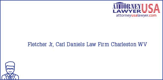Telephone, Address and other contact data of Fletcher Jr, Carl, Charleston, WV, USA