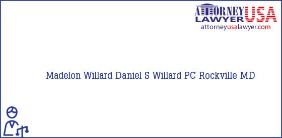 Telephone, Address and other contact data of Madelon Willard, Rockville, MD, USA