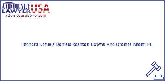 Telephone, Address and other contact data of Richard Daniels, Miami, FL, USA