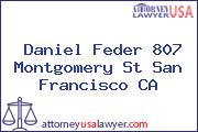 Daniel  Feder 807 Montgomery St San Francisco CA