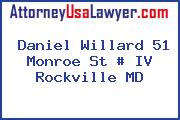 Daniel Willard 51 Monroe St # IV Rockville MD