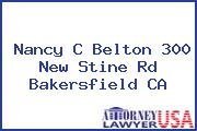 Nancy C Belton 300 New Stine Rd Bakersfield CA