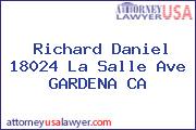 Richard Daniel 18024 La Salle Ave GARDENA CA