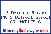 S Detroit Street 440 S Detroit Street LOS ANGELES CA
