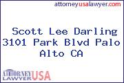 Scott Lee Darling 3101 Park Blvd Palo Alto CA