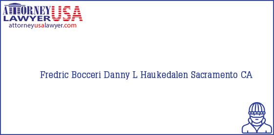 Telephone, Address and other contact data of Fredric Bocceri, Sacramento, CA, USA