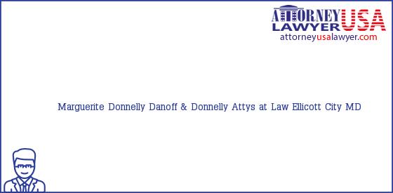 Telephone, Address and other contact data of Marguerite Donnelly, Ellicott City, MD, USA