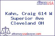 Kahn, Craig 614 W Superior Ave Cleveland OH