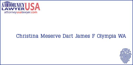 Telephone, Address and other contact data of Christina Meserve, Olympia, WA, USA