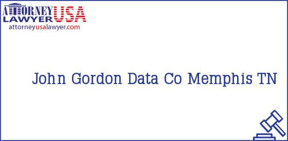 Telephone, Address and other contact data of John Gordon, Memphis, TN, USA