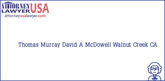 Telephone, Address and other contact data of Thomas Murray, Walnut Creek, CA, USA