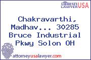 Chakravarthi, Madhav... 30285 Bruce Industrial Pkwy Solon OH