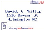 David, G Phillip 1516 Dawson St Wilmington NC