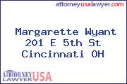 Margarette Wyant 201 E 5th St Cincinnati OH