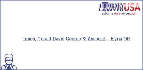 Telephone, Address and other contact data of Innes, Gerald, Elyria, OH, USA