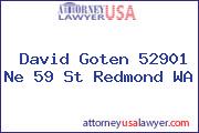 David Goten 52901 Ne 59 St Redmond WA