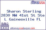 Sharon Sterling 2830 NW 41st St Ste L Gainesville FL