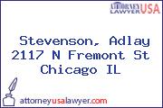 Stevenson, Adlay 2117 N Fremont St Chicago IL