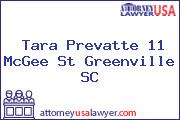 Tara Prevatte 11 McGee St Greenville SC
