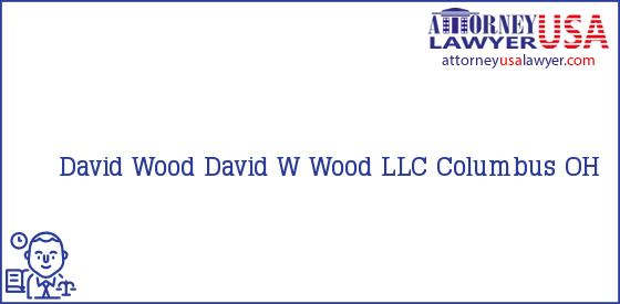 Telephone, Address and other contact data of David Wood, Columbus, OH, USA
