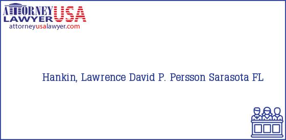Telephone, Address and other contact data of Hankin, Lawrence, Sarasota, FL, USA